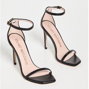 Stuart Weitzman Nudistcurve 100 Sandal Smooth Leather BNWT